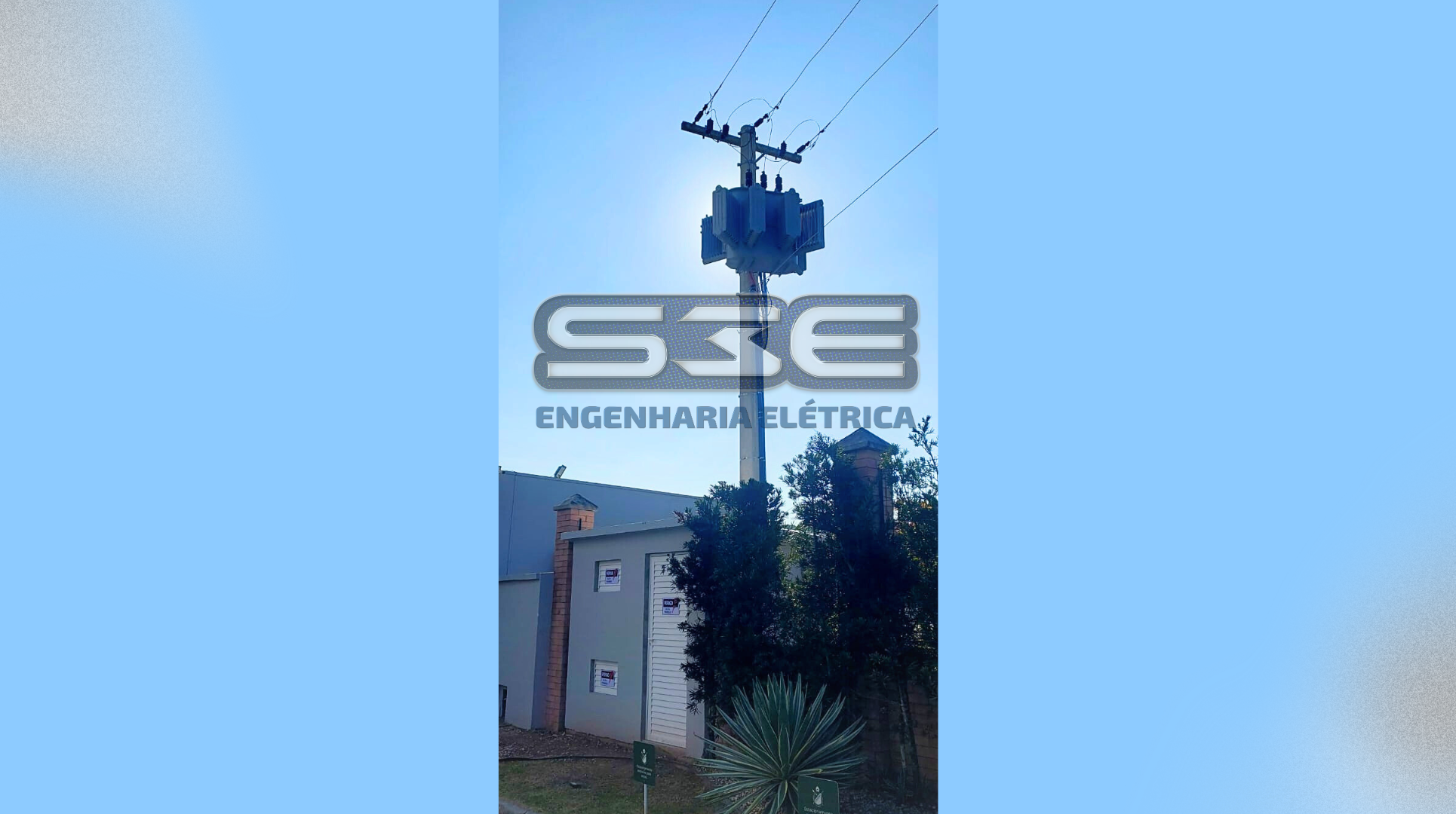 Subestação aérea em poste